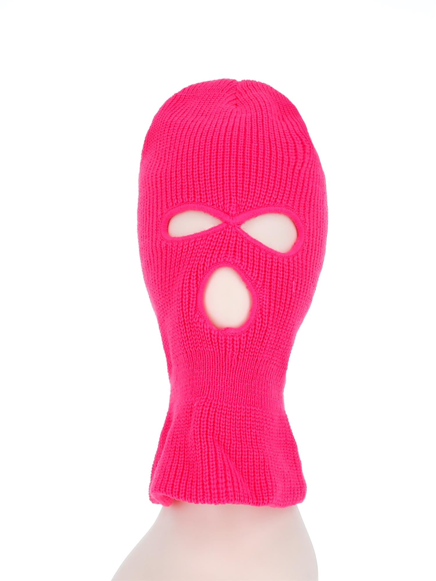 Balaclava Ski Mask, Neon Pink 2