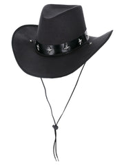 Black Western Cowboy Hat - 1