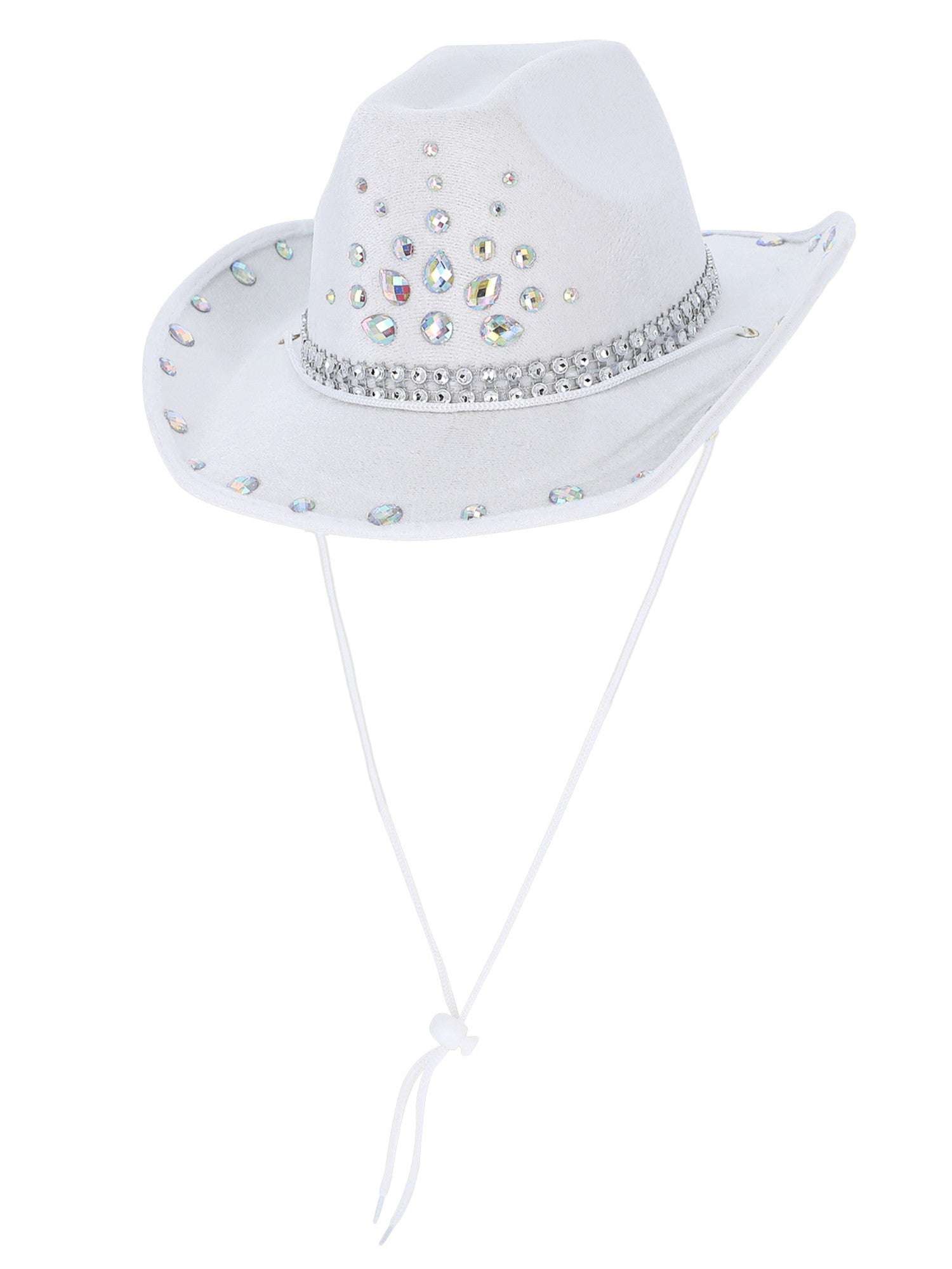 White Rhinestone Cowboy Hat 2