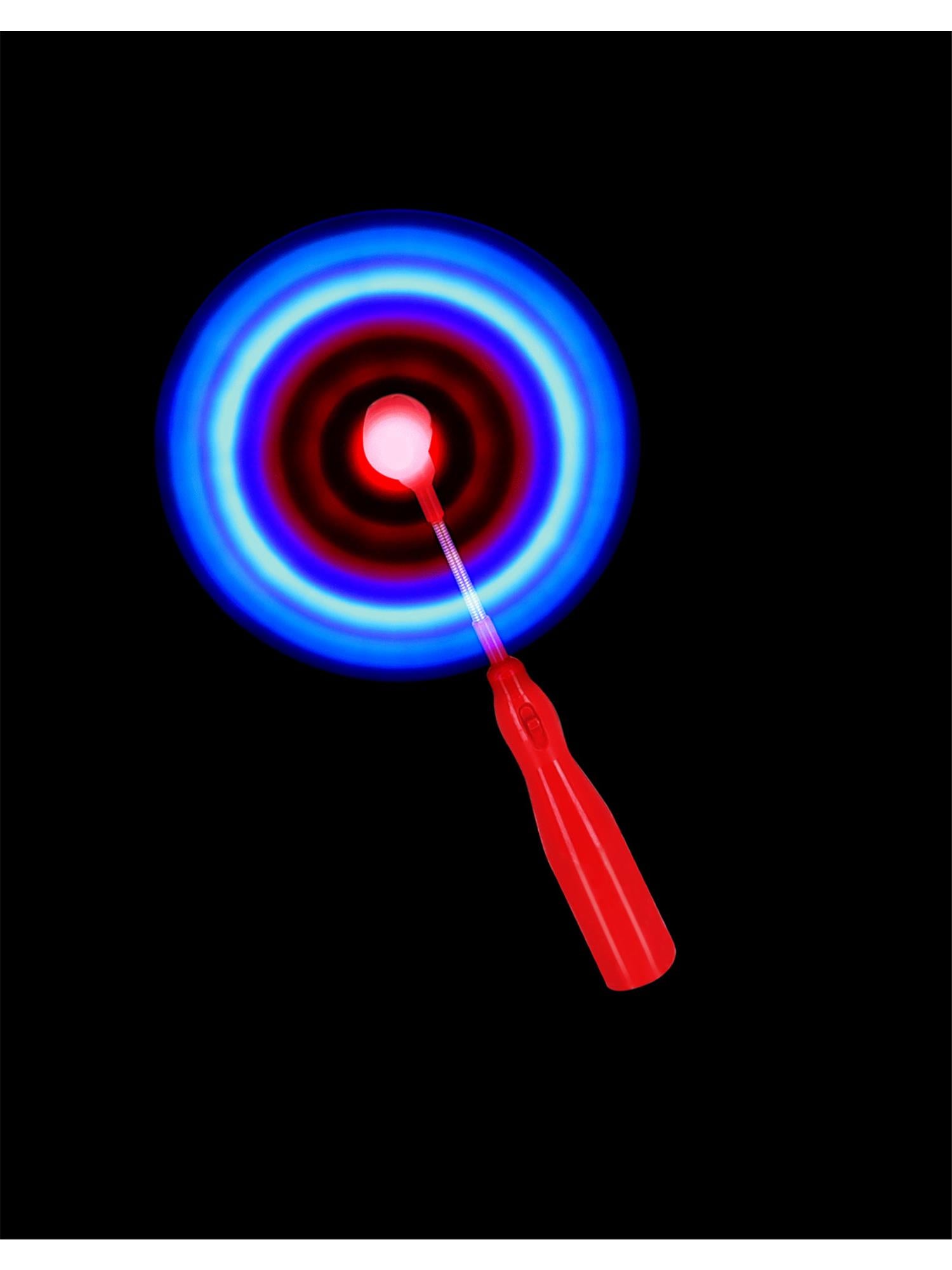 13" LED Light Up Windmill Wand, Red 1