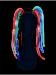 LED Light Up Rainbow Spaghetti Headband 1