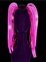 LED Light Up Pink Spaghetti Headband 1
