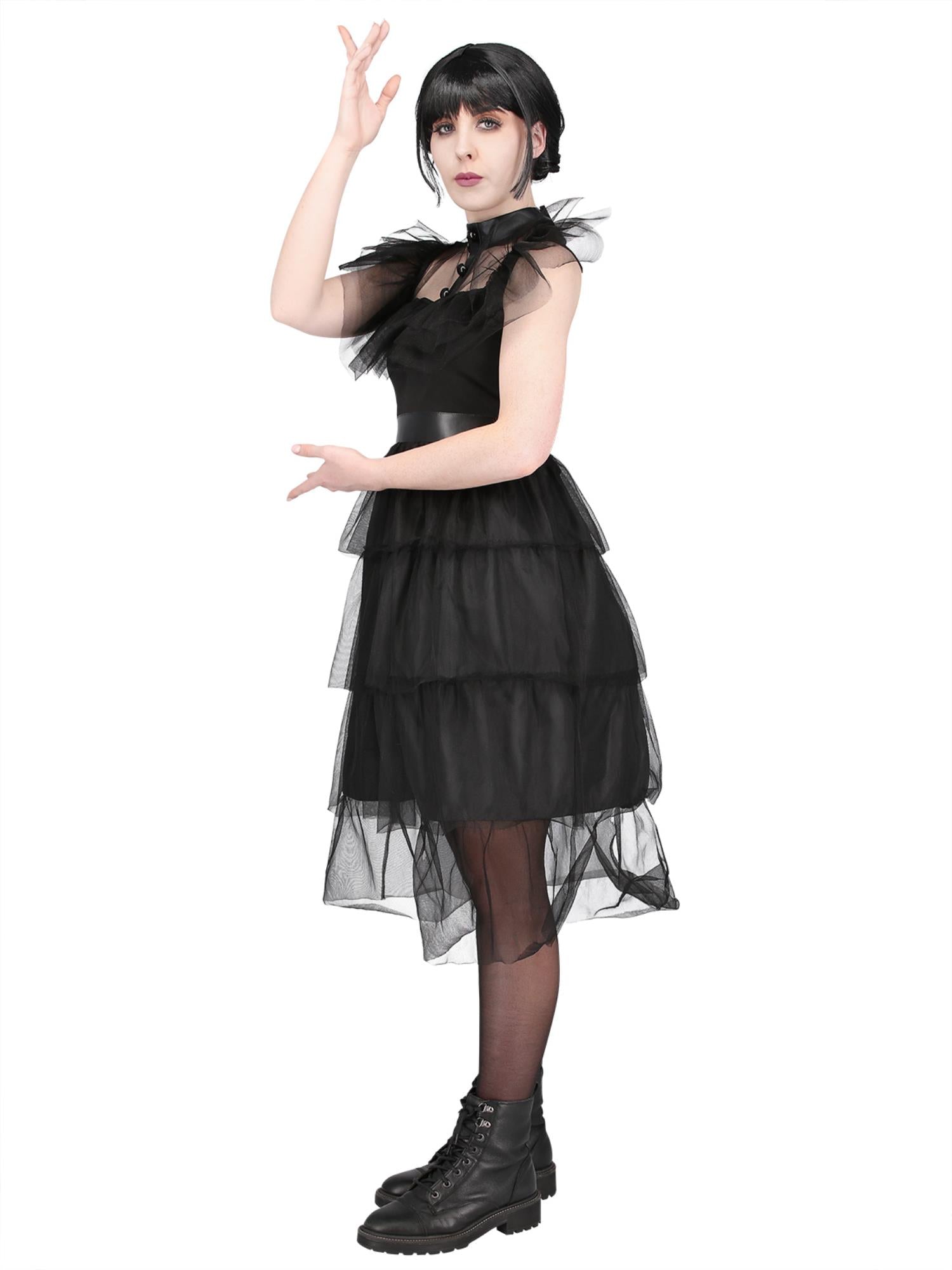 Adult Gothic Prom Costume 2