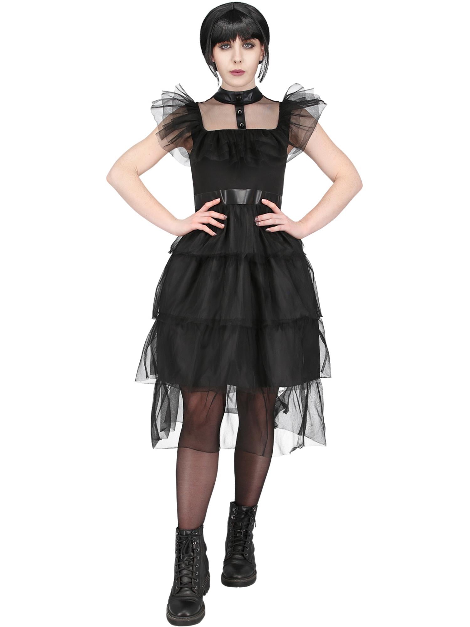 Adult Gothic Prom Costume 1