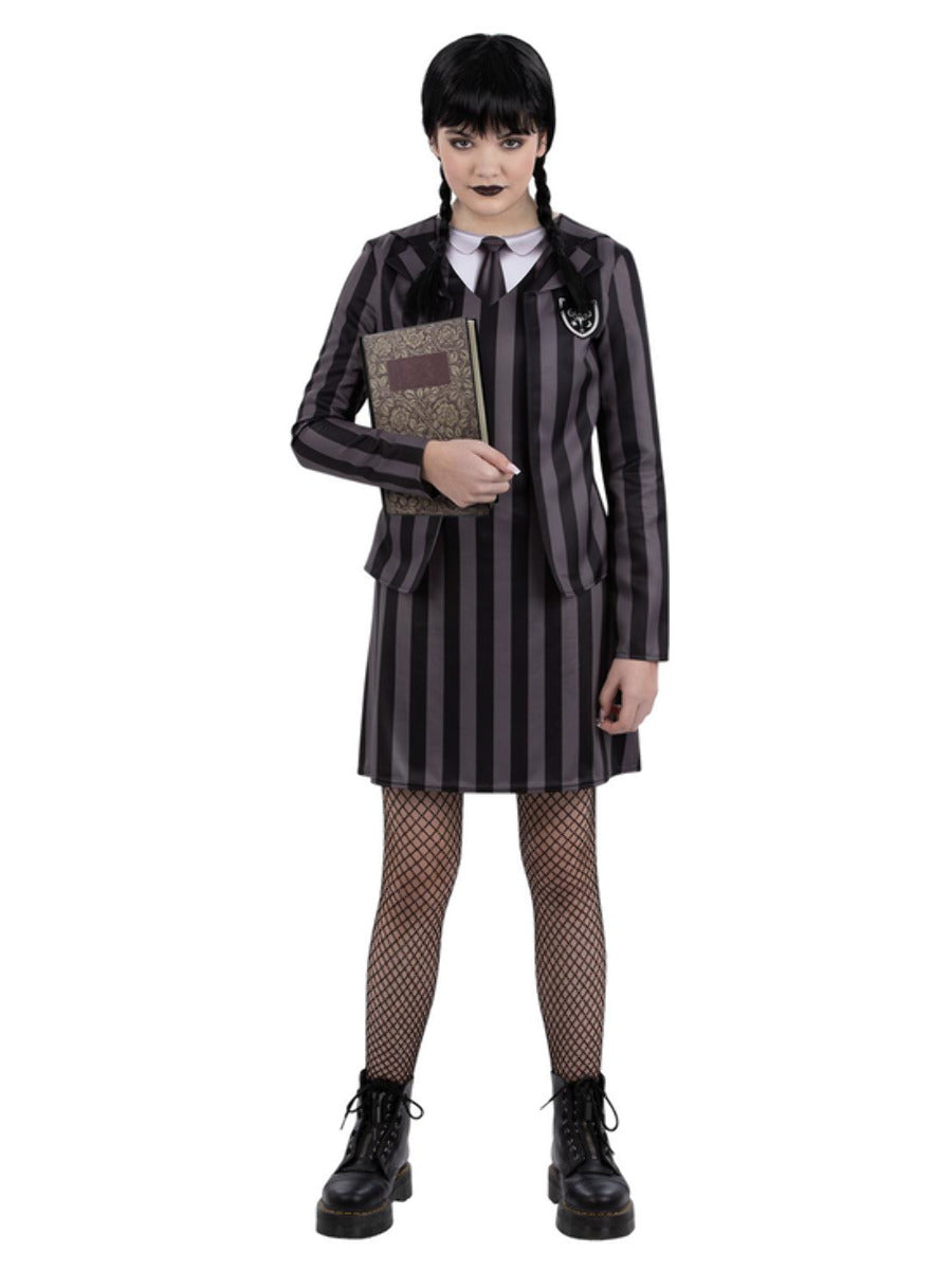 Kids Gothic School Uniform Costume - 1