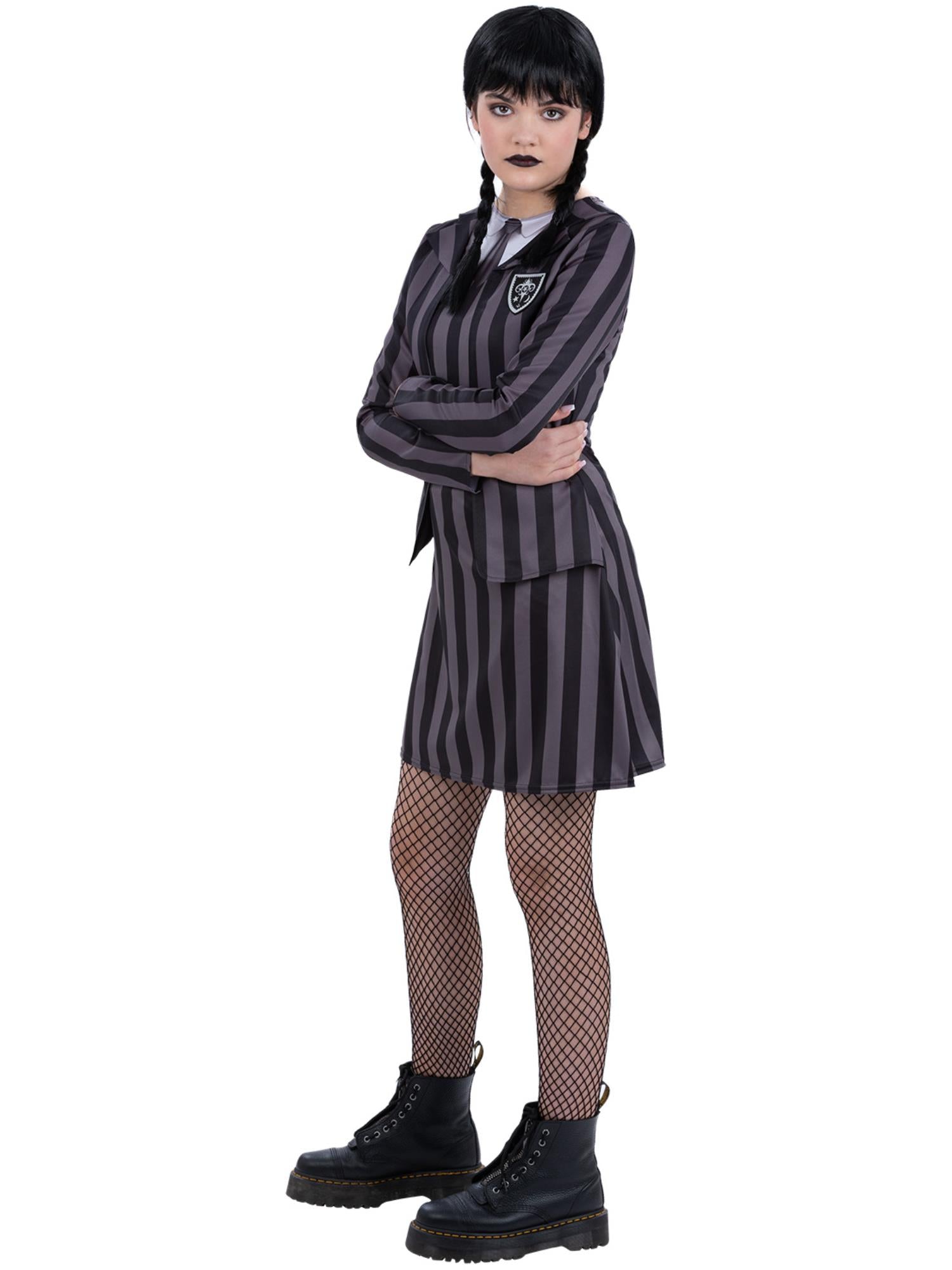 Kids Gothic School Uniform Costume 3