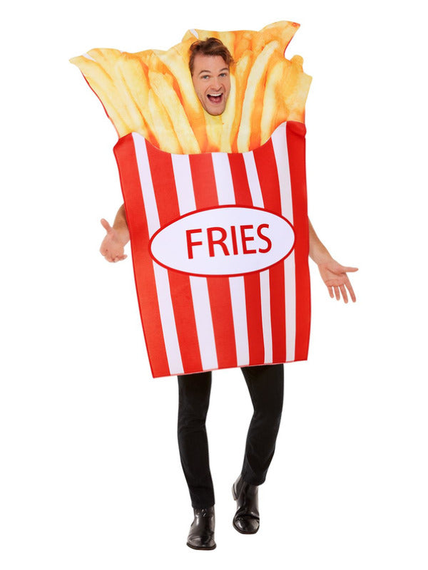 French Fries Costume, Red & White - 2