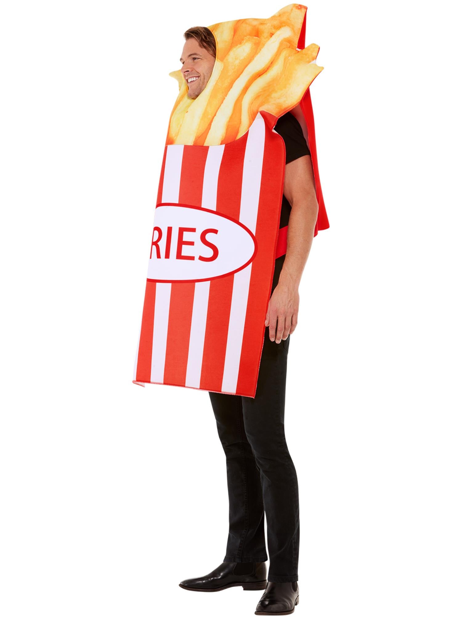 French Fries Costume, Red & White 3