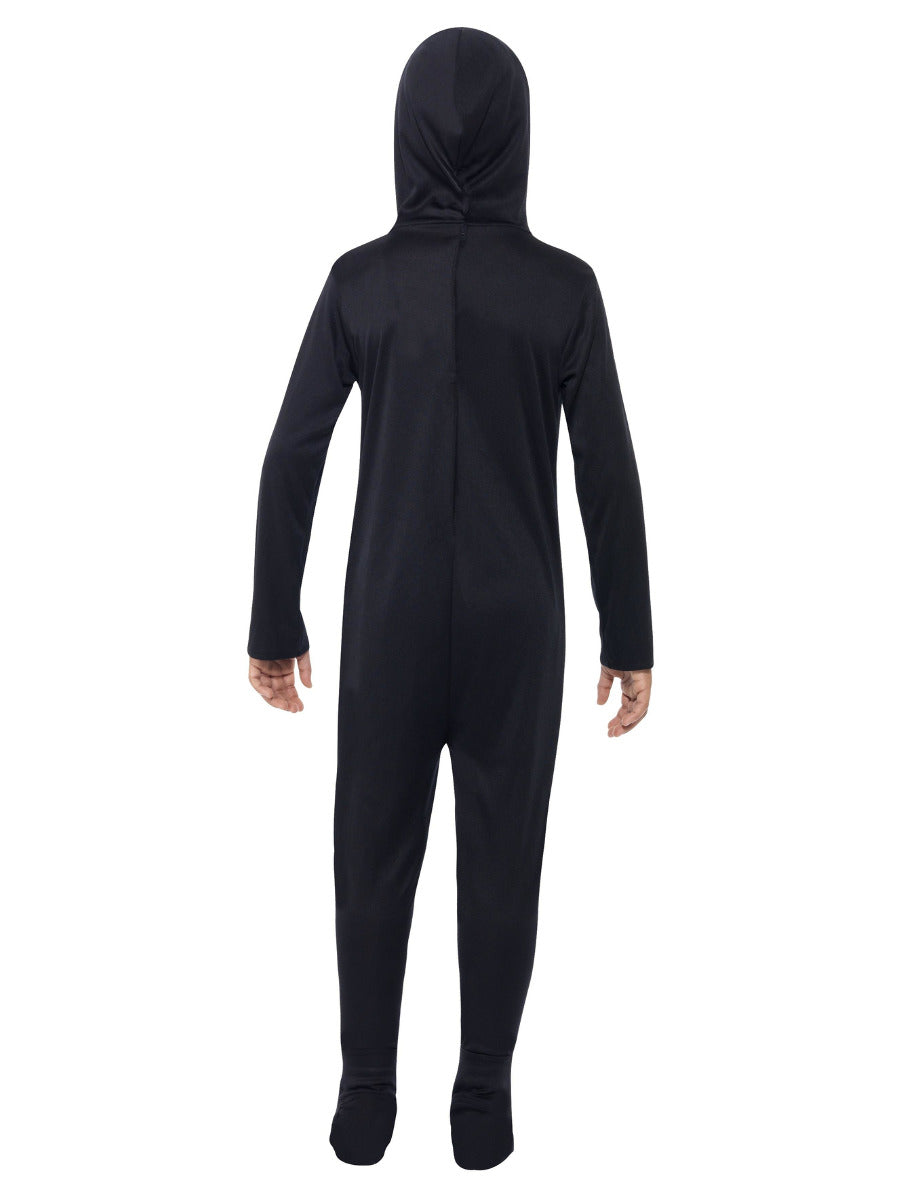 Skeleton Costume, Black - 3