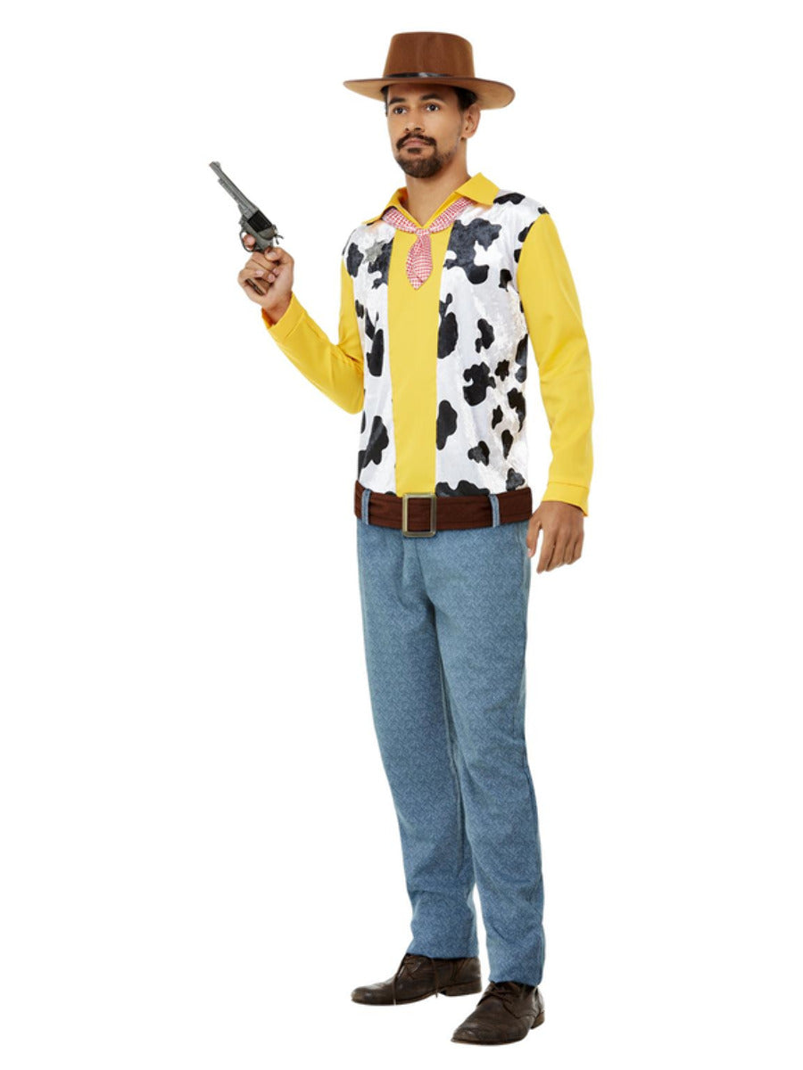 Western Cowboy Costume, Yellow - 1