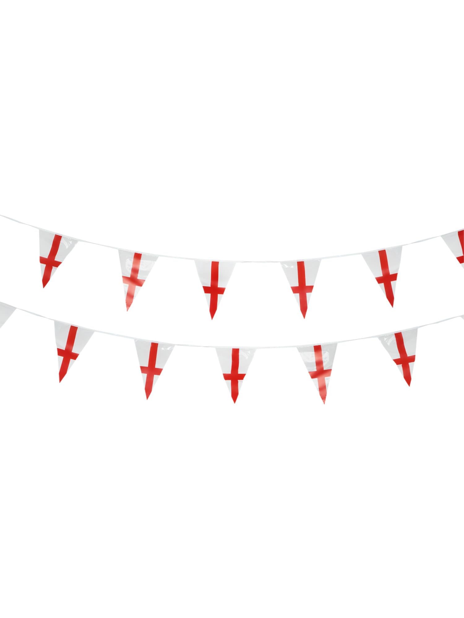 England Flag Triangle Bunting, Plastic 1