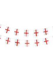 England Flag Rectangle Bunting, Plastic - 1