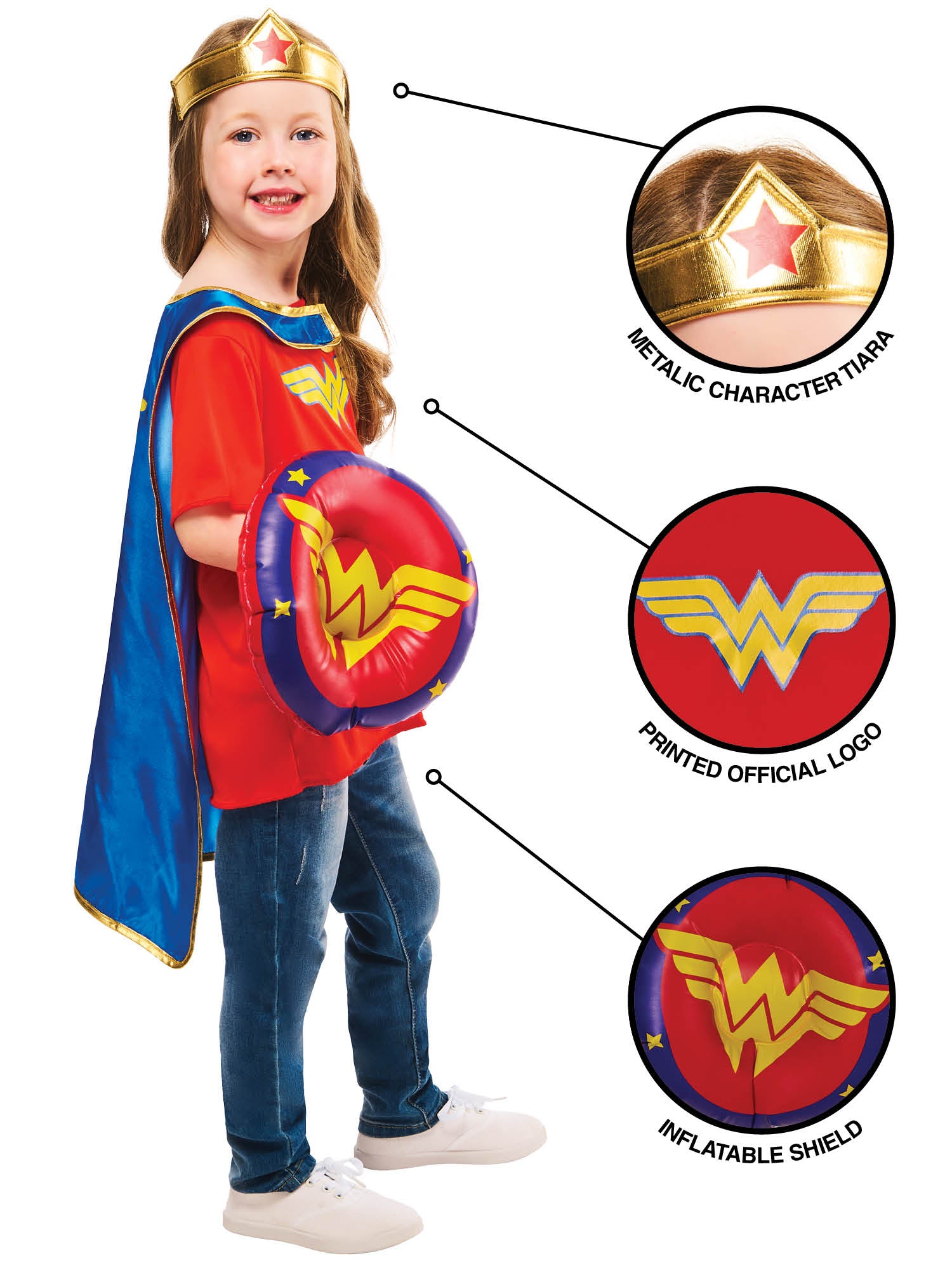 Wonder Woman Dress Up Gift Set 3