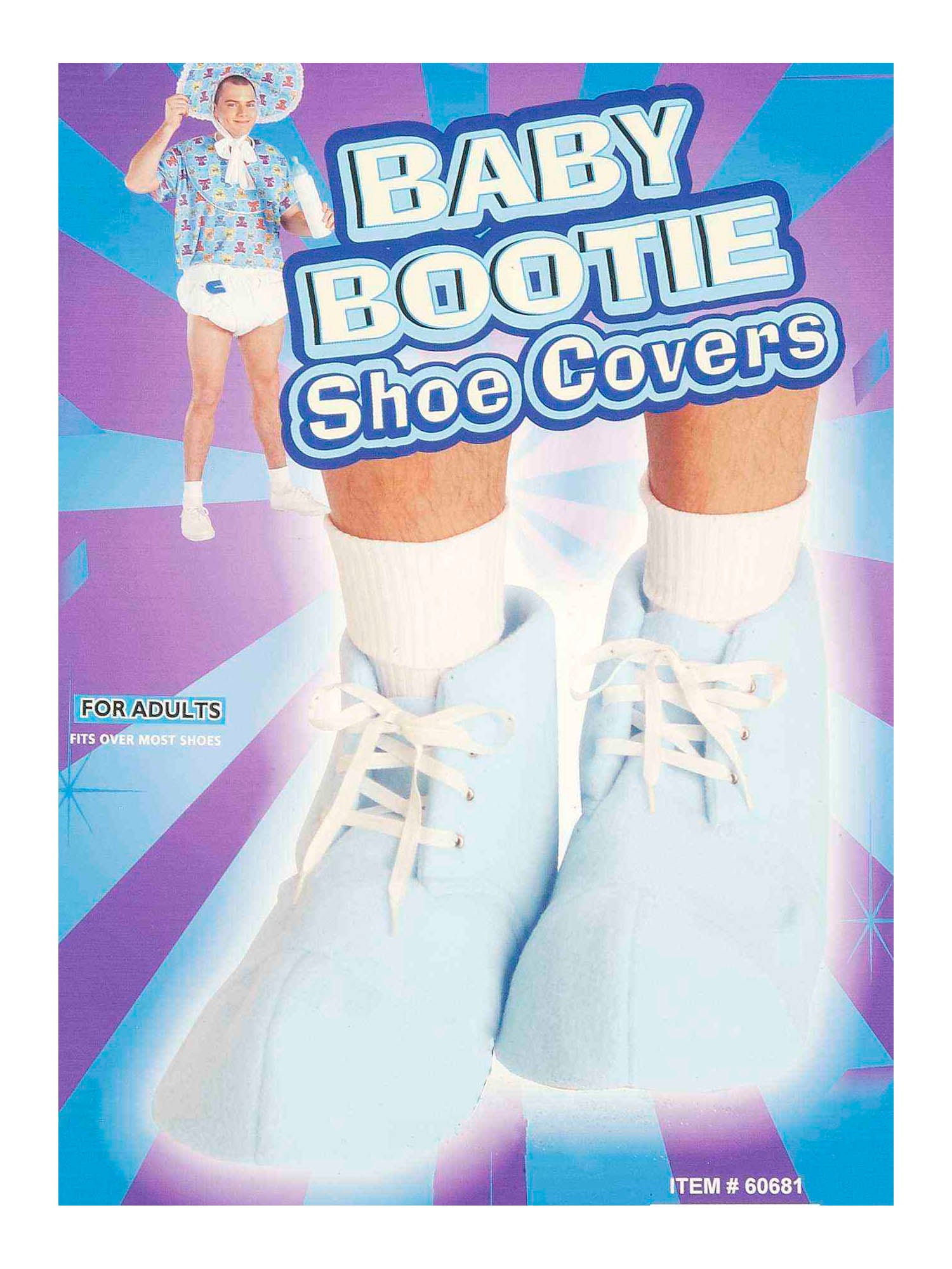 BABY BOOTIE SHOE COVER-BLUE 1