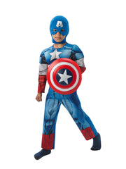 CAPTAIN AMERICA DLX. COST - CHILDRENS