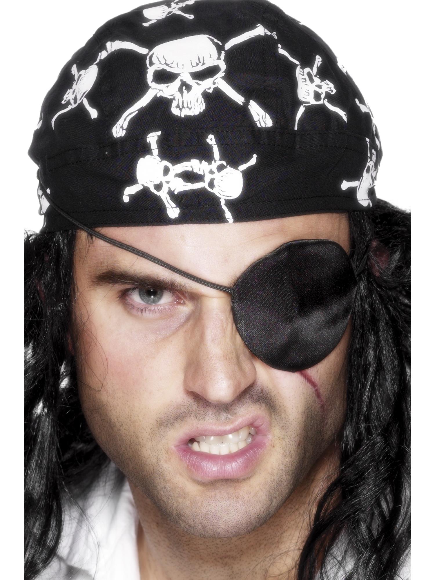Deluxe Pirate Eyepatch, Black 1