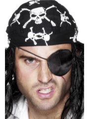 Deluxe Pirate Eyepatch, Black 1