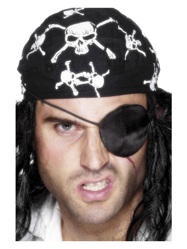 Deluxe Pirate Eyepatch, Black - 2