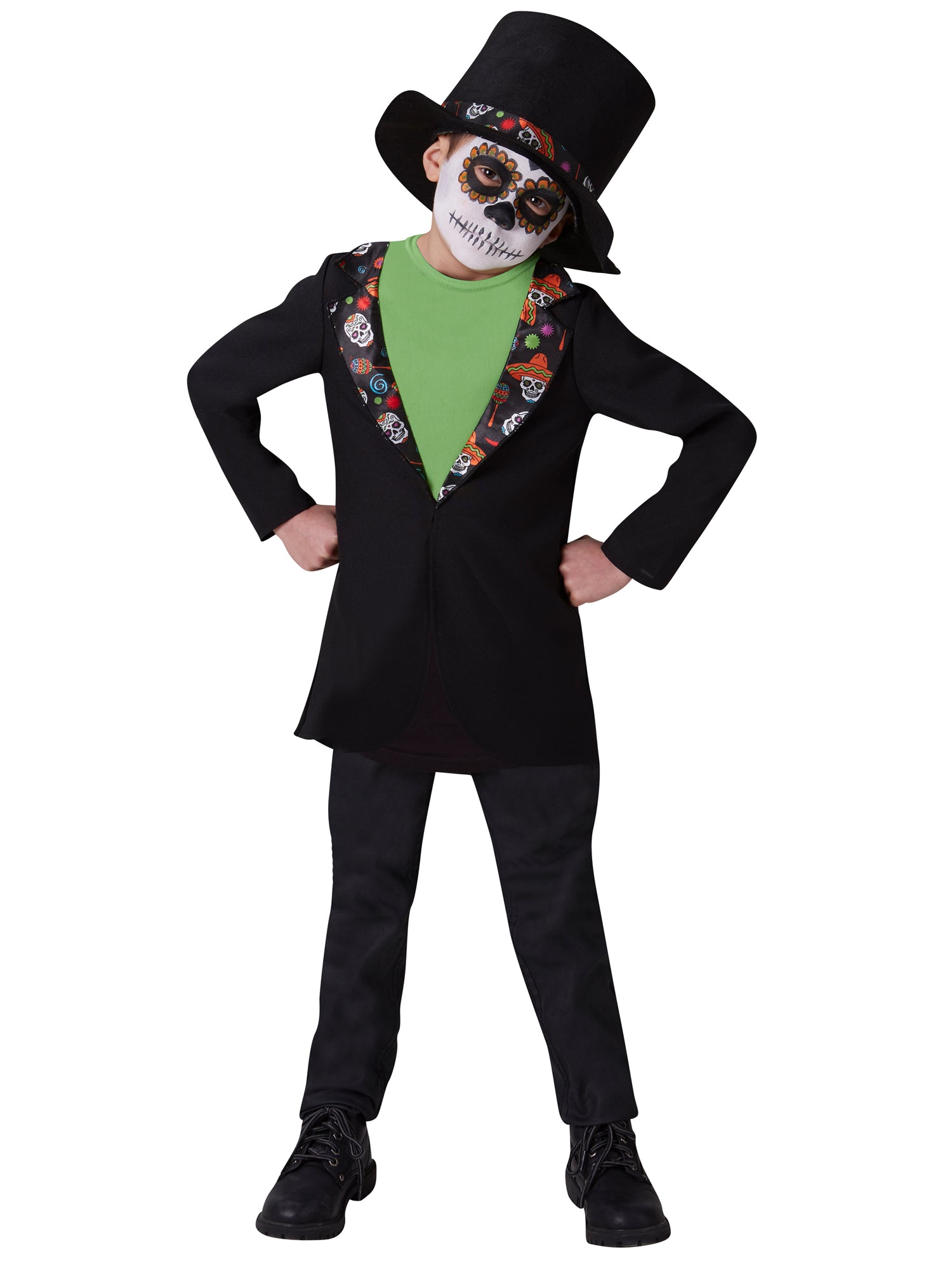 Boy's Day Of The Dead Costume