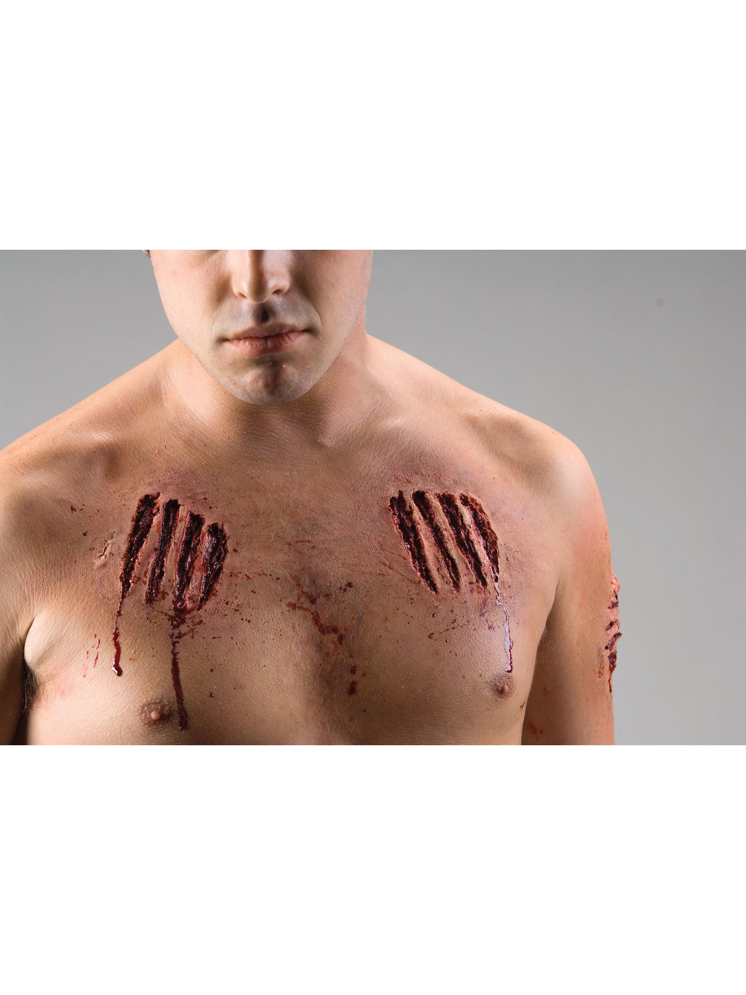 Claw Scratch Prosthetic Make-up 1