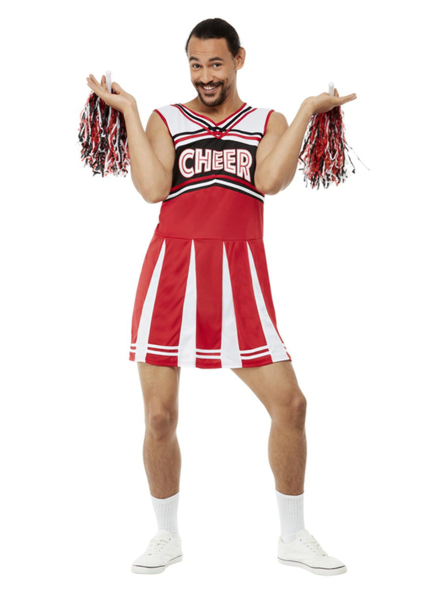 Give Me A...Cheerleader Costume, White & Red - 3