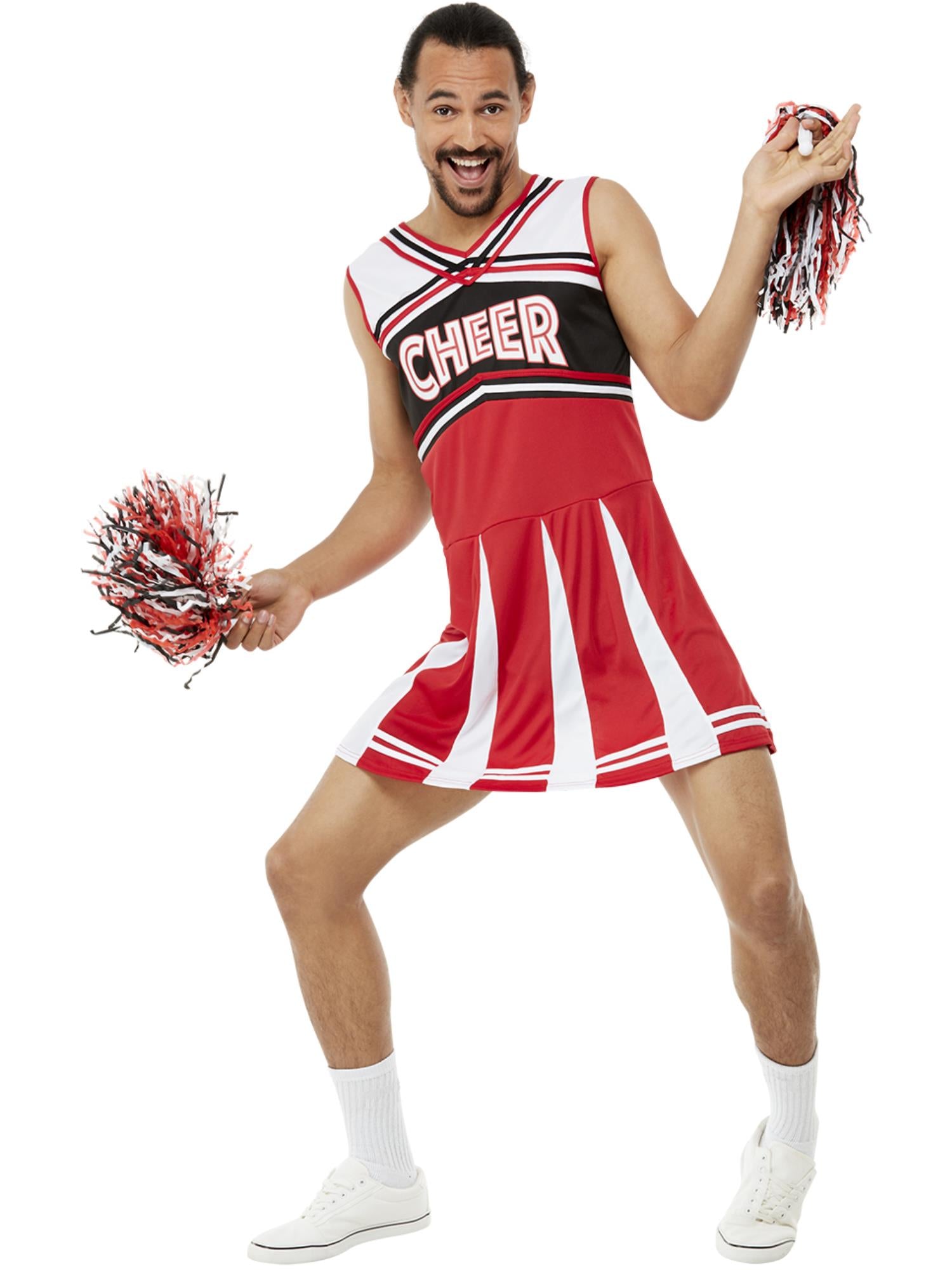 Give Me A...Cheerleader Costume, White & Red 1