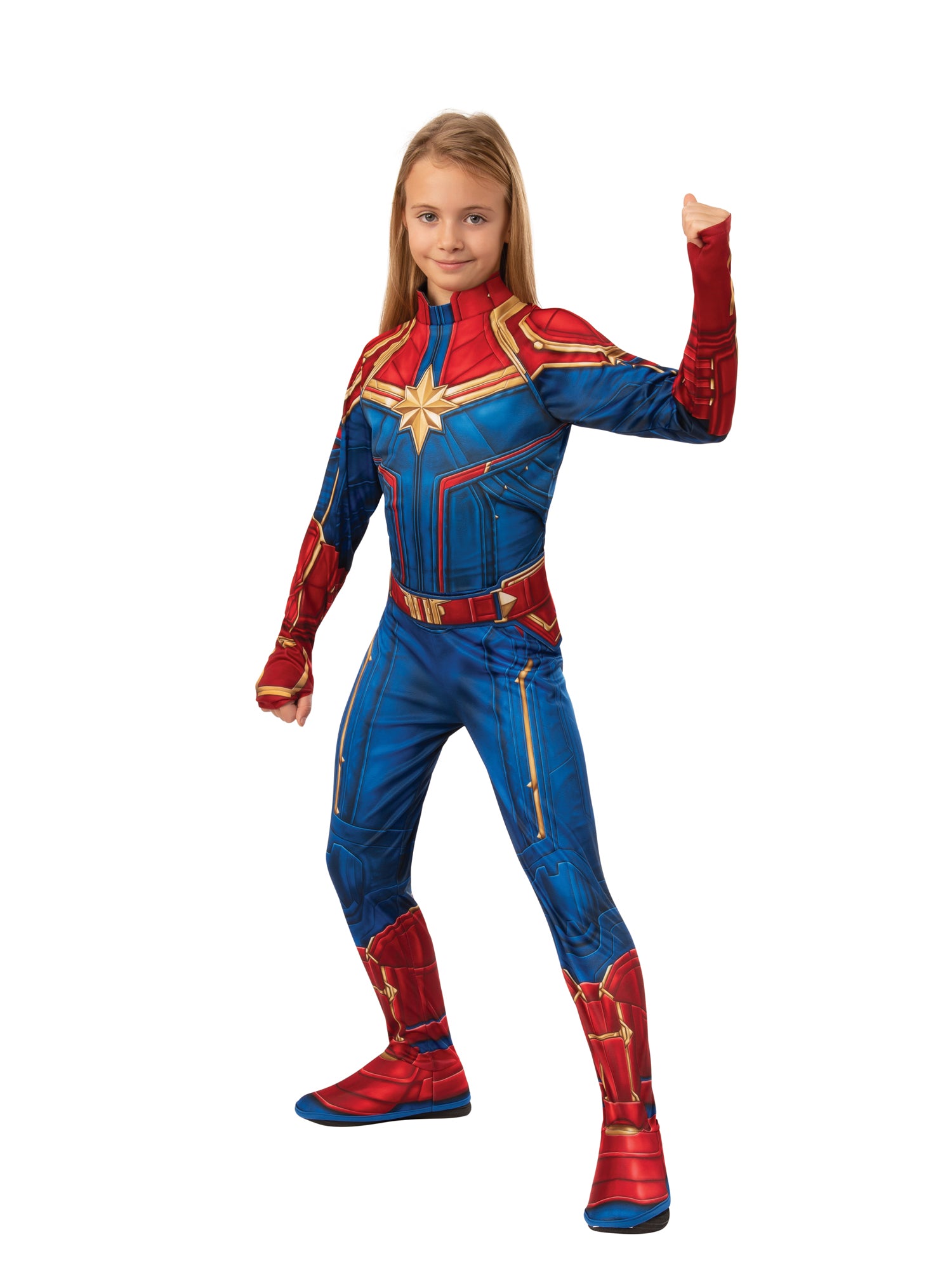Captain Marvel Classic Hero Suit - Childrens