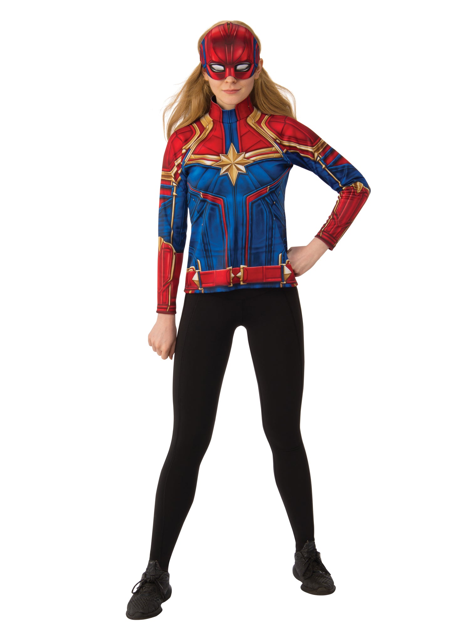 Captain Marvel Female Hero - Womens