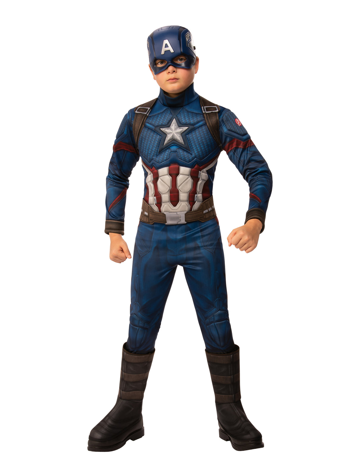Captain America Deluxe Avg4 Costume - Childrens 1