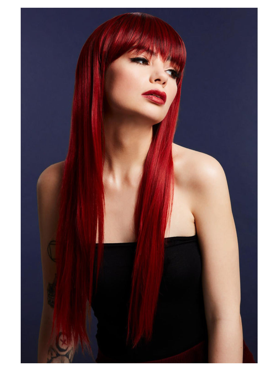 Fever Jessica Wig, True Blend, Ruby Red - 1