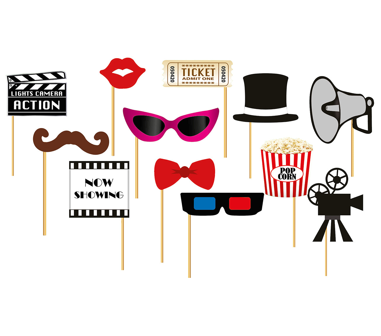 FILM PHOTOCALL SET, 12 PCS