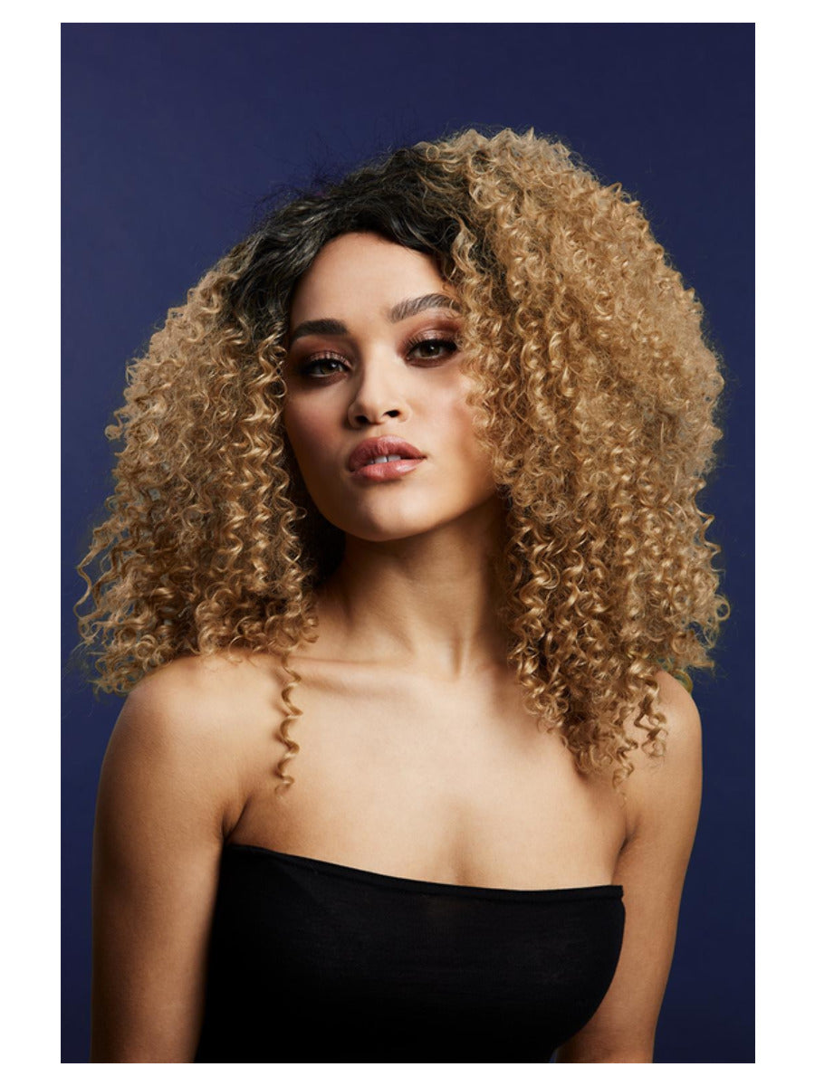 Fever Lizzo Wig, Caramel - 1