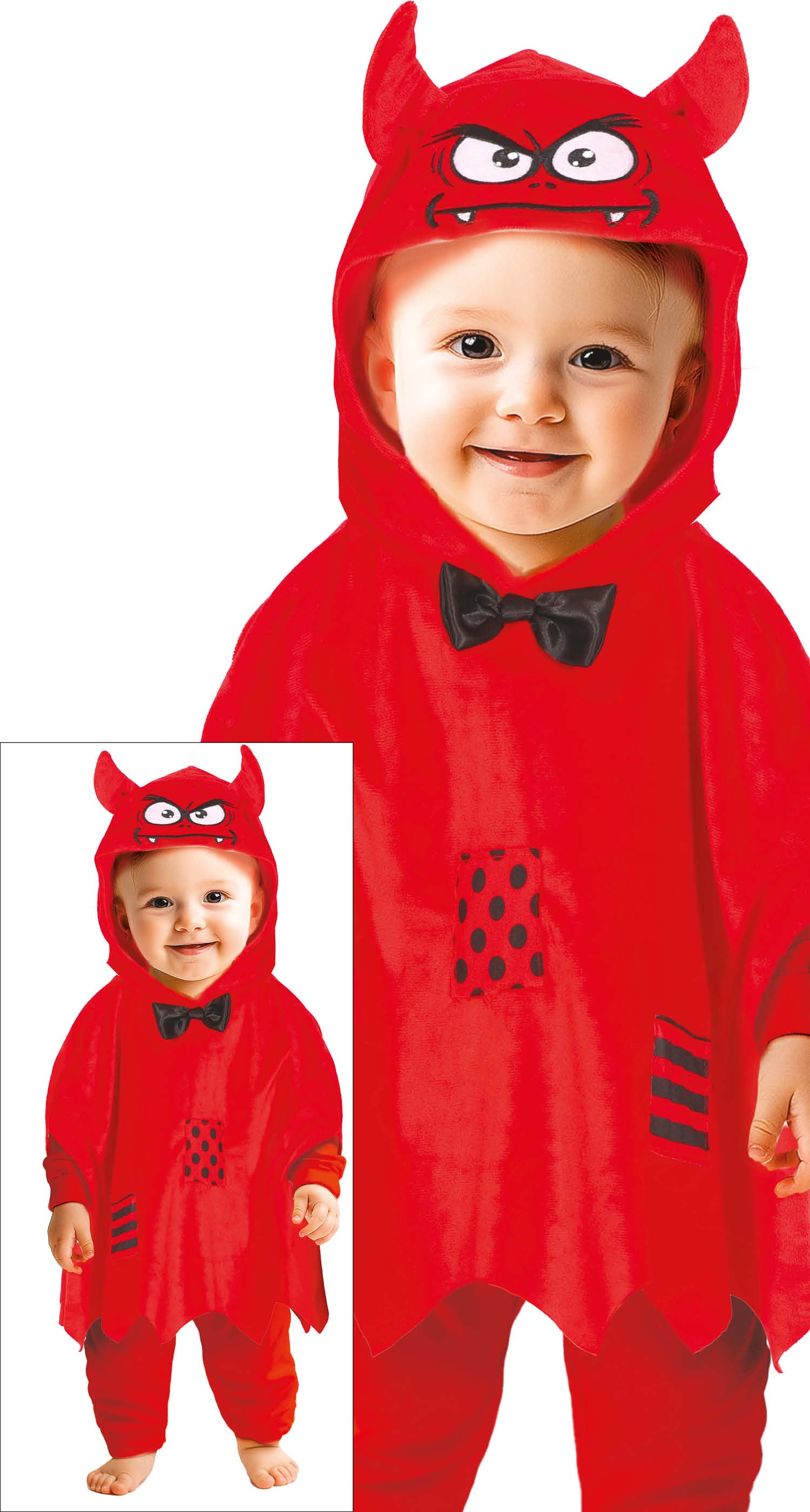 DEMON PONCHO, BABY, 18 - 24 MONTHS