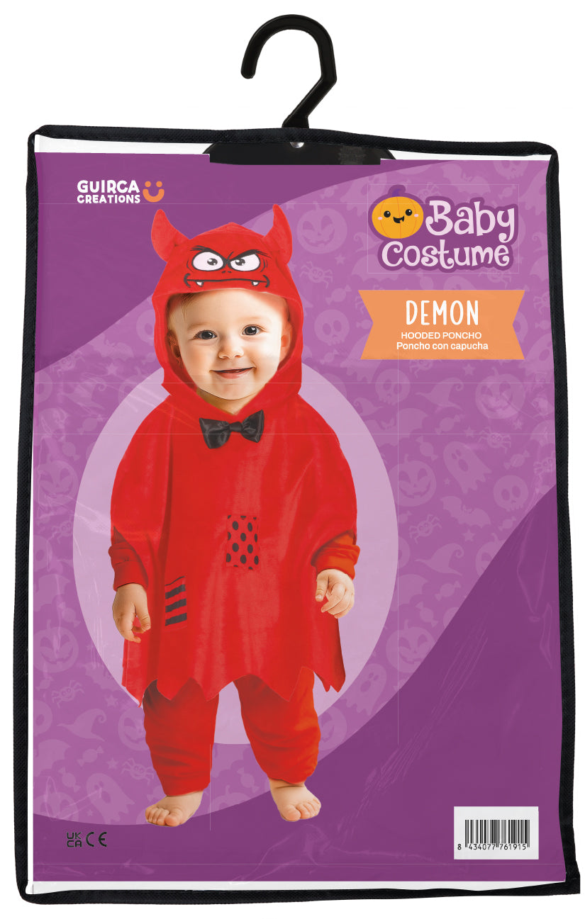 DEMON PONCHO, BABY, 18 - 24 MONTHS