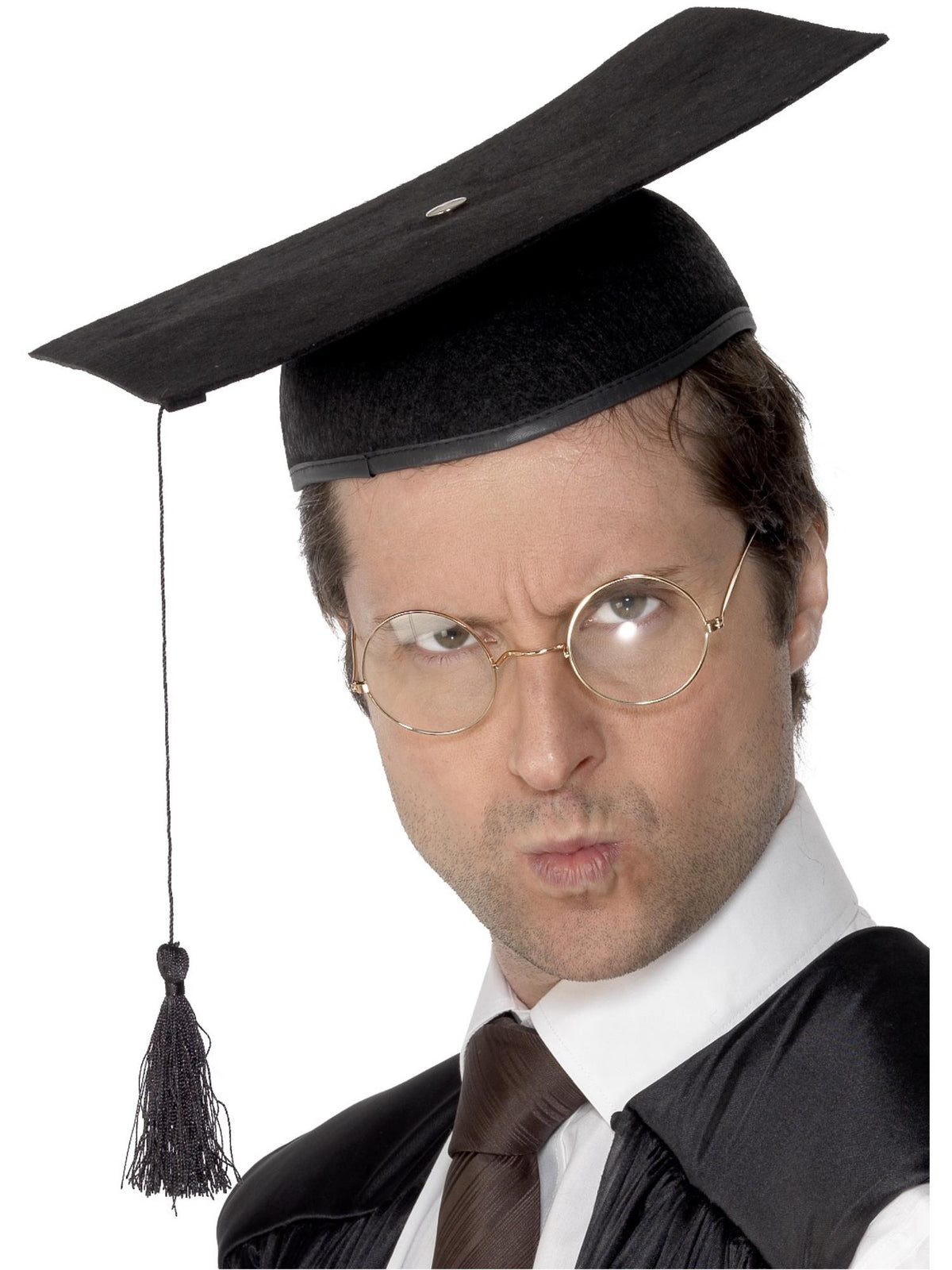 Mortar Felt Board Hat, Black 1
