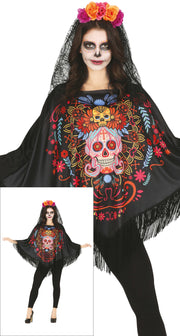 DAY OF THE DEATH PONCHO 38 - 40 (M)