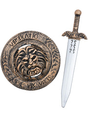 Gladiator Lion Shield 49cm & Sword 48cm 1