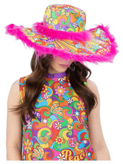 Summer of Love Hippie Sun Hat - 1