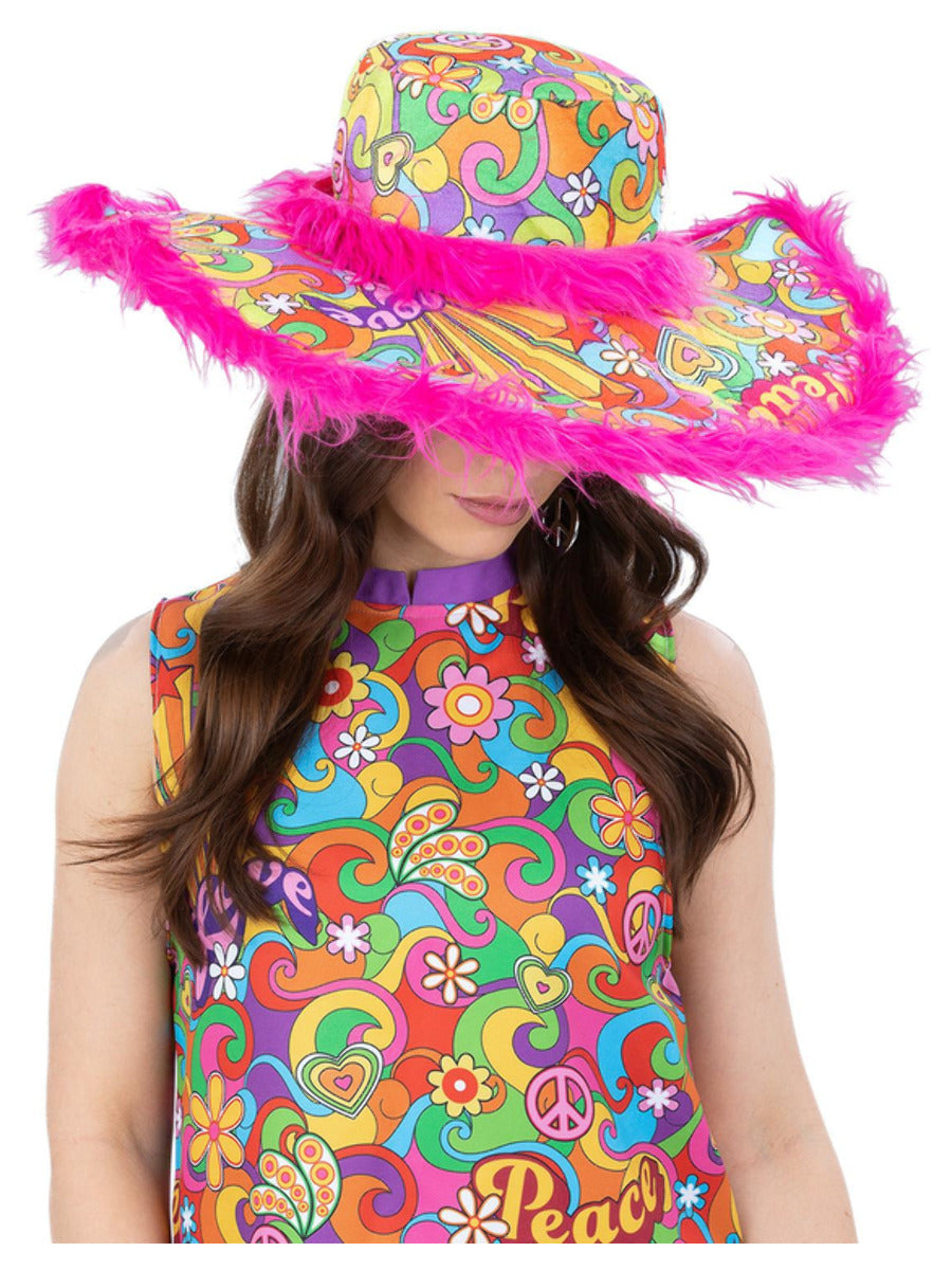 Summer of Love Hippie Sun Hat - 1