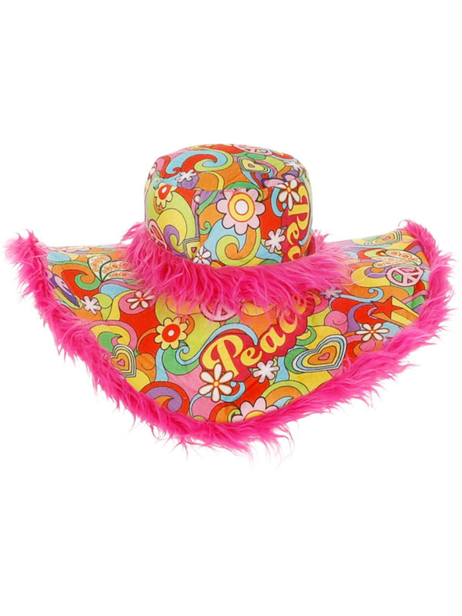 Summer of Love Hippie Sun Hat - 4