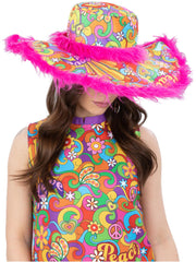 Summer of Love Hippie Sun Hat 1