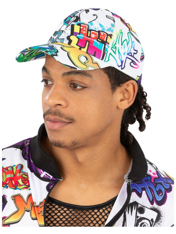90s Graffiti Peaked Cap - 2