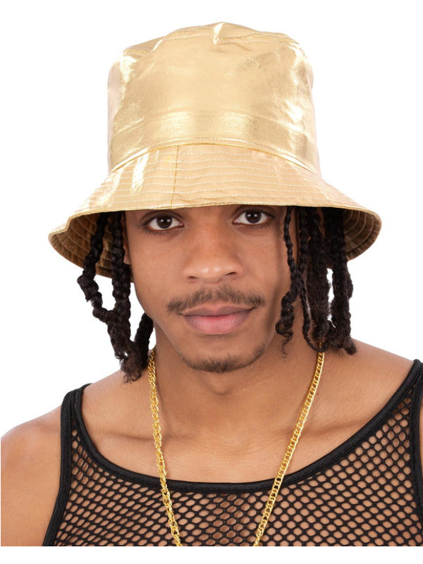 90s Gold Bucket Hat - 2