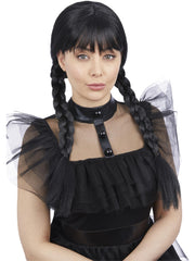 Adult Gothic School Girl Wig 1