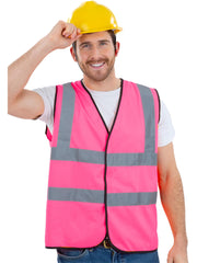 Pink High-Vis Vest 1