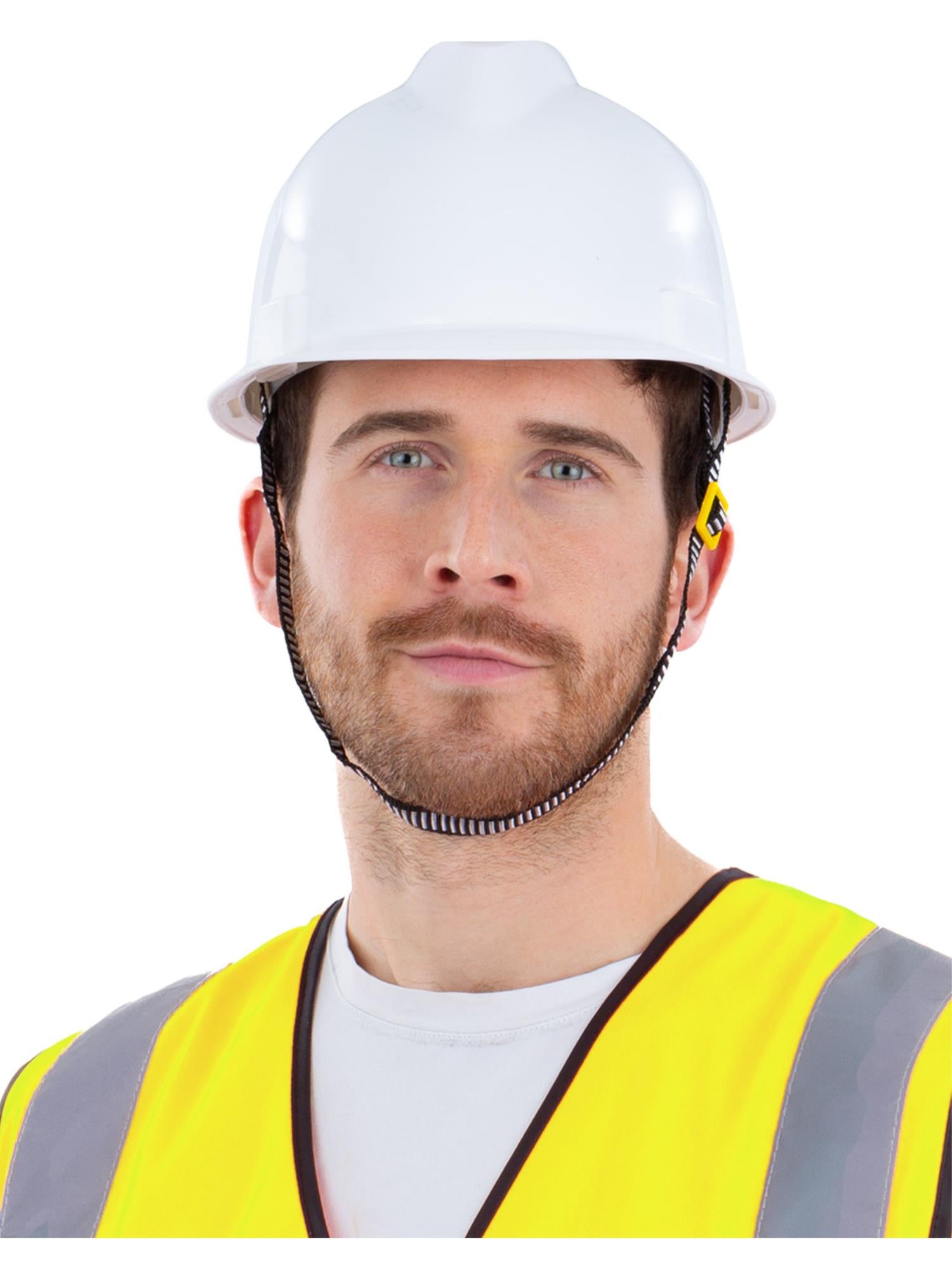White Builders Helmet, Adjustable 1