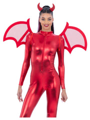 Red Mesh Devil Wings - 1