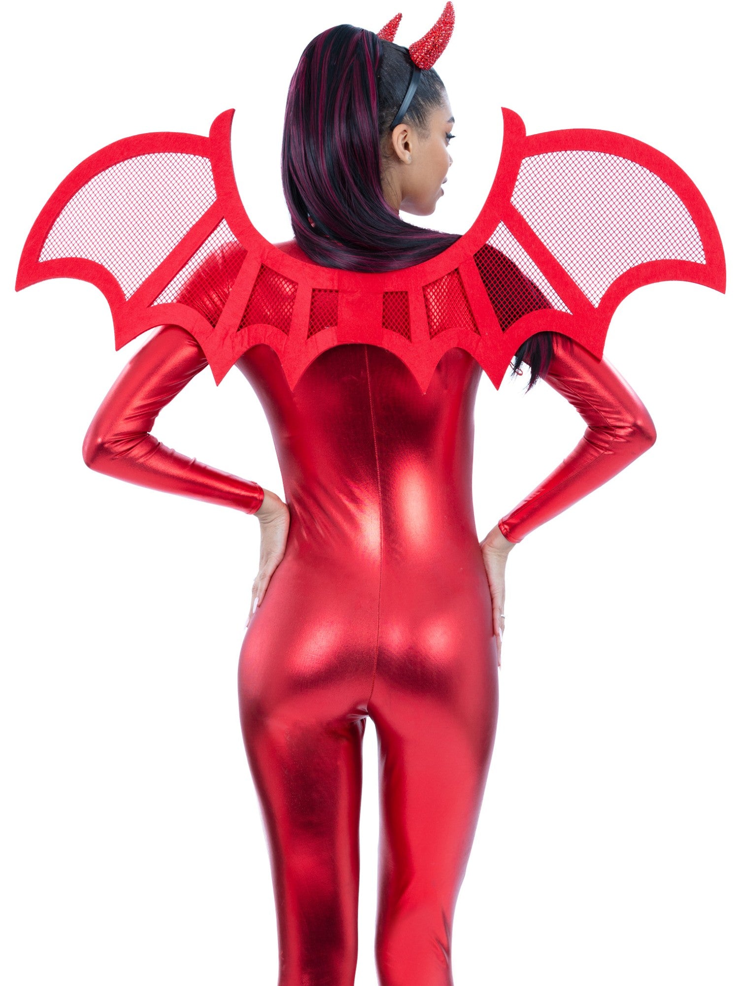 Red Mesh Devil Wings 2