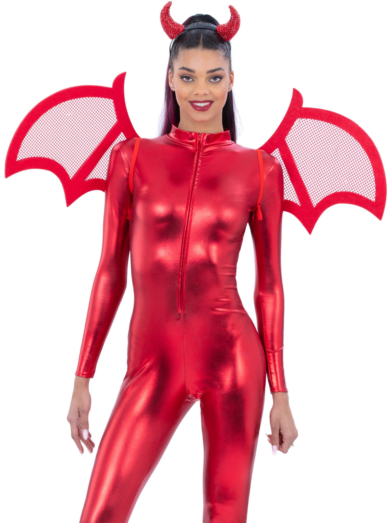 Red Mesh Devil Wings 1