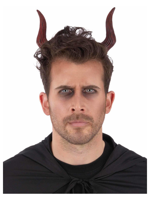 Small Moveable Devil Horn Headband - 2